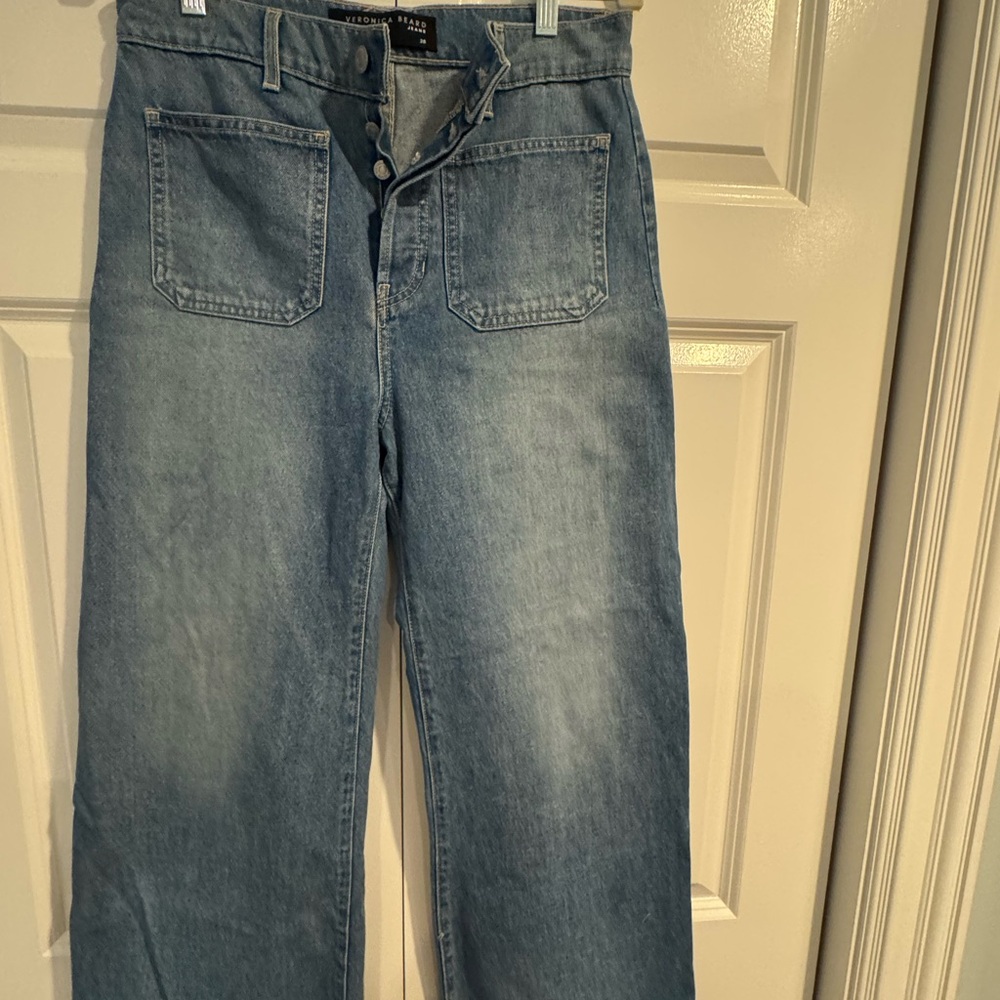 Veronica Beard Blue Relaxed Jeans High-Rise